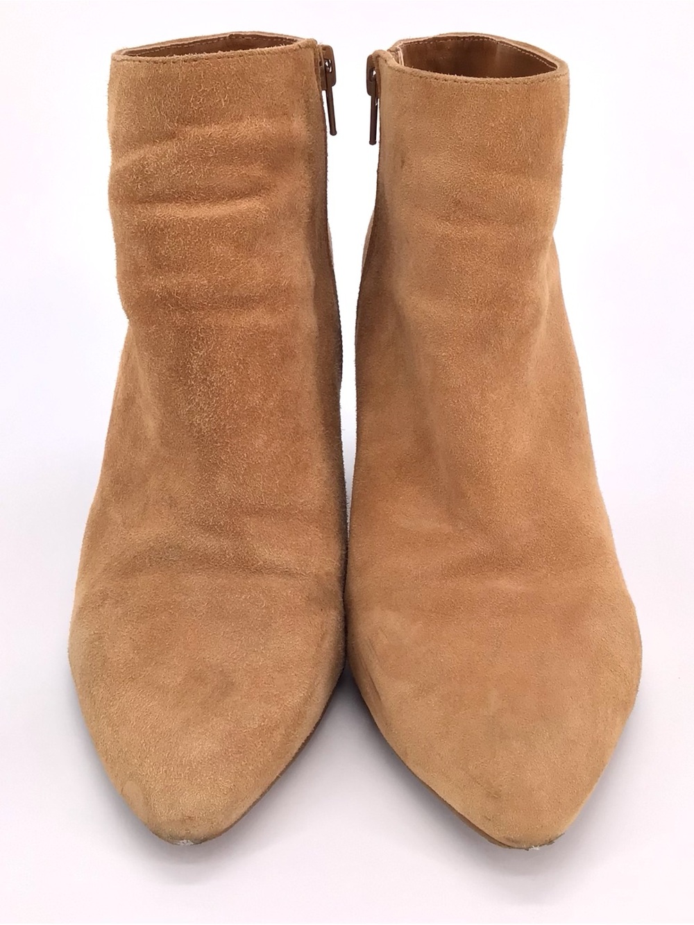 Steve Madden Classic Hippie Stacked Size Zip Brown Heel Pumps Size 9 - Picture 2 of 12